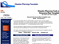 Disaster Planning Template