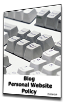 Blog policy delivered electronically